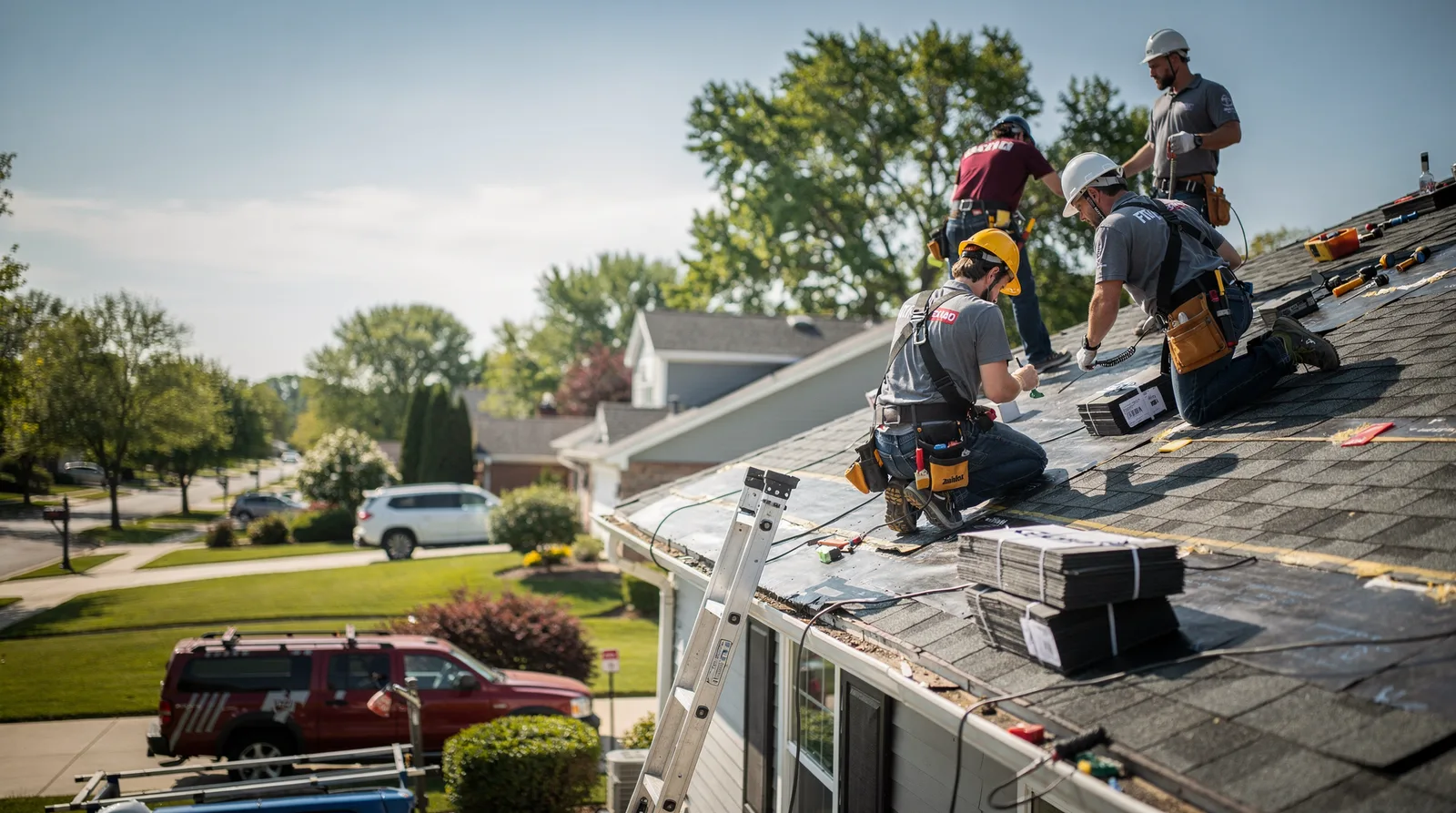 Roof Repair in Great Lakes, IL around you